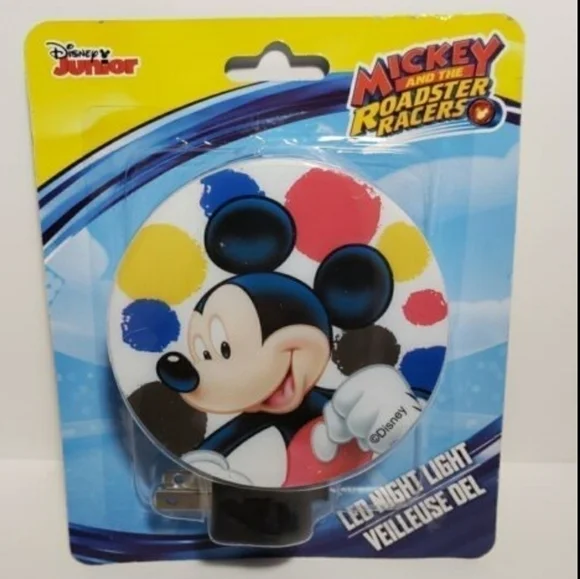 DISNEY Mickey and The Roadster Racers LED Nightlight Mickey Mouse Disney Junior - Picture 2 of 3